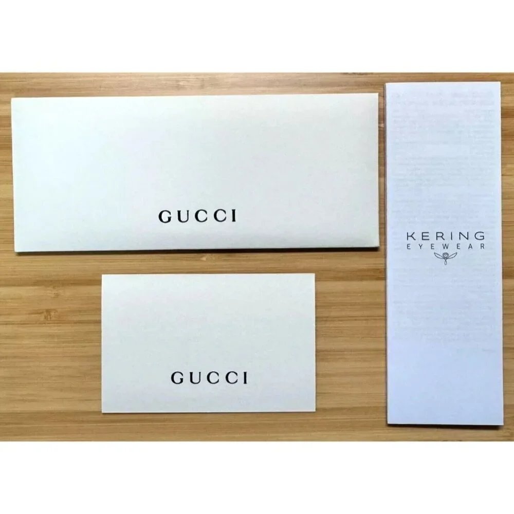 Gucci Sunglasses Eyeglasses Certificate of Authenticity Card - Set of 8